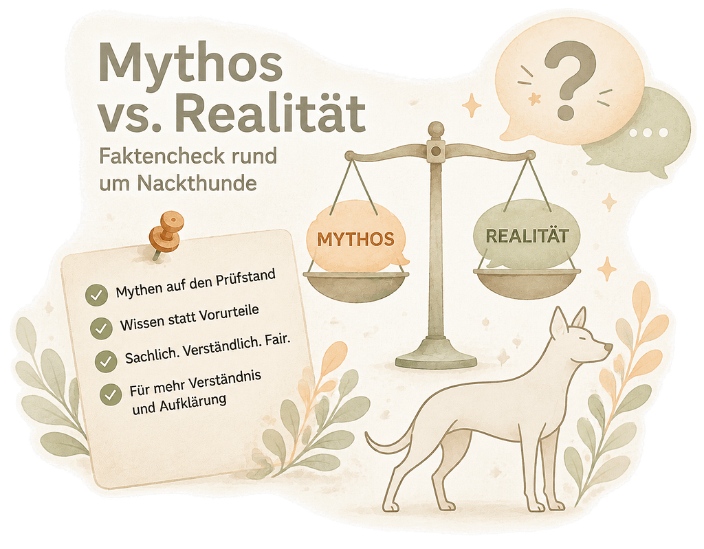 Mythos vs. Realität – Faktencheck über Nackthunde