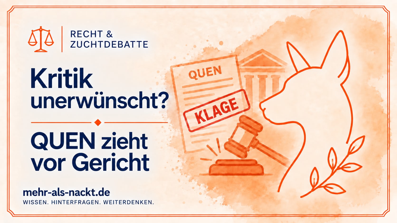 Kritik unerwünscht? QUEN zieht vor Gericht