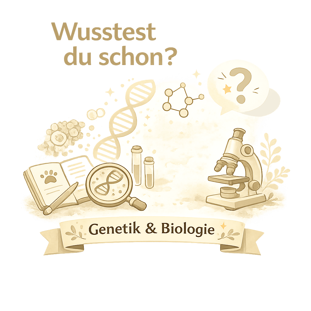 Illustration zum Thema „Wusstest Du schon … Genetik & Biologie“