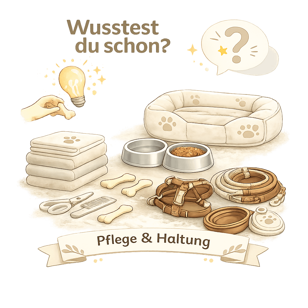 Illustration zum Thema „Wusstest Du schon … Pflege & Haltung“